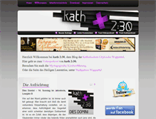 Tablet Screenshot of kath-2-30.de